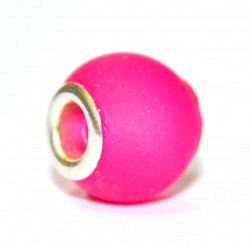 pink rubber bead