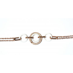 copper white ceramic strap