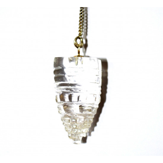 Crystal quartz pendulum