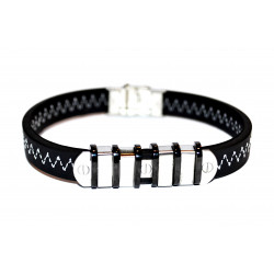 Lotus-style men's bracelet