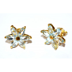 blue topaz earrings