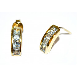 blue topaz earrings