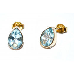 blue topaz earrings