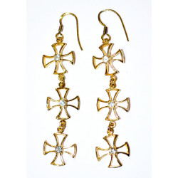 blue topaz earrings
