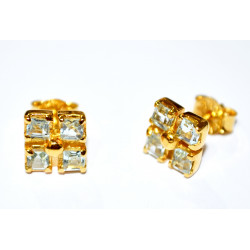 blue topaz earrings