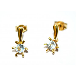 blue topaz earrings