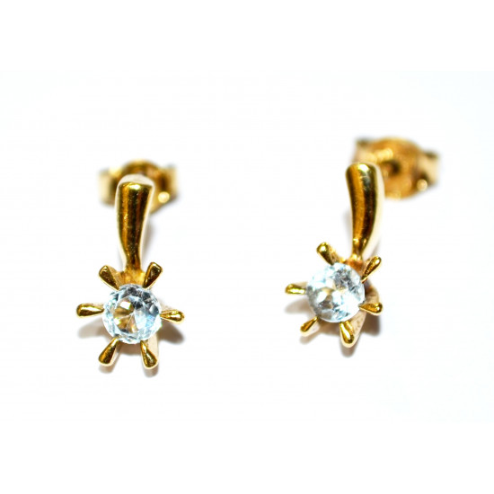 blue topaz earrings