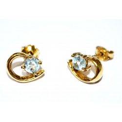blue topaz earrings