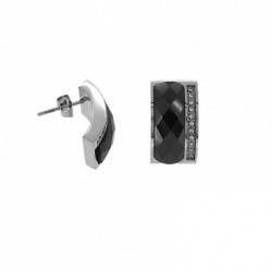 Ceramic earrings black 