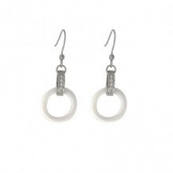 Ceramic Earrings White