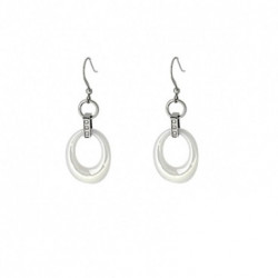 Ceramic Earrings White