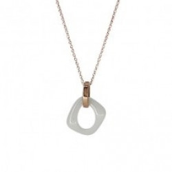 Cera10 white ceramic necklace
