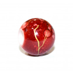 red marble bead