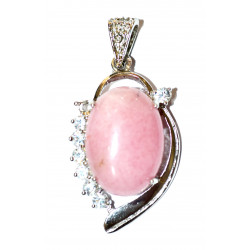 rhodonite pendant