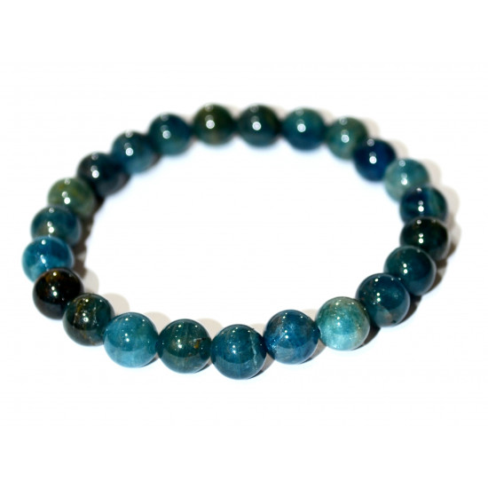 Blue Apatite Bracelet 8mm