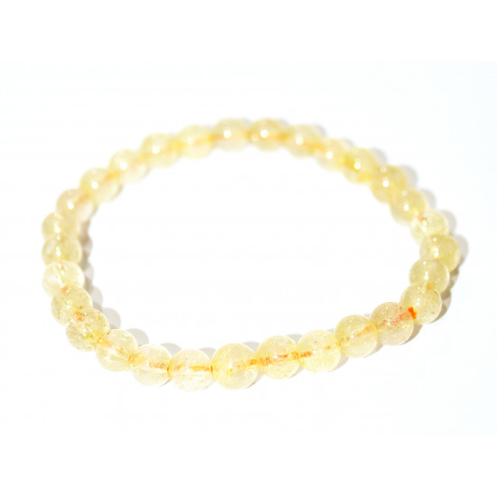 Rutilated Quartz Bracelet 6mm