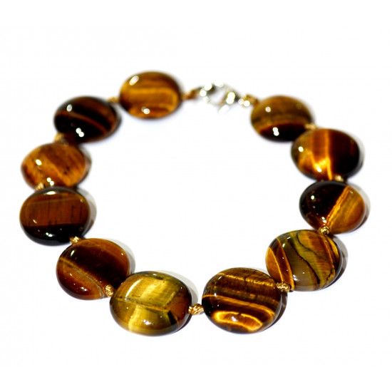 Round Tiger Eye Bracelet