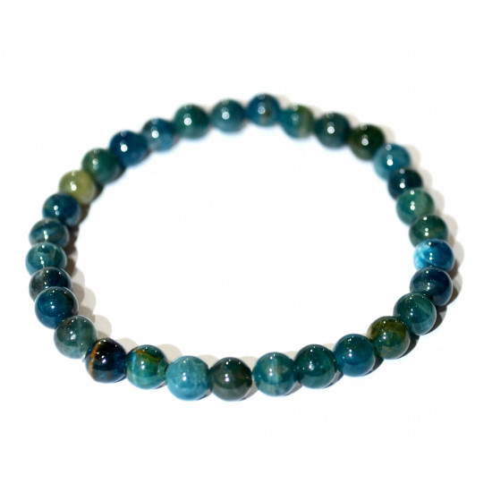 Blue Apatite Bracelet 6mm