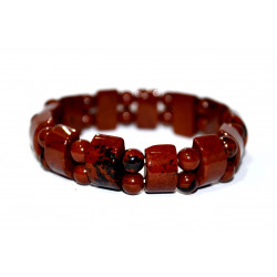 Mahogany Obsidian Tank Bracelet