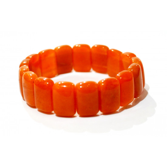 Rectangular Carnelian Bracelet