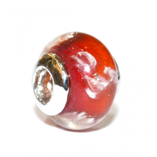 red glass bead