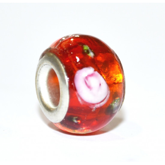 red glass bead