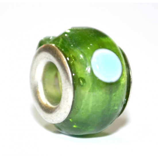 green glass bead