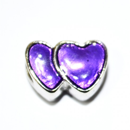 purple heart bead