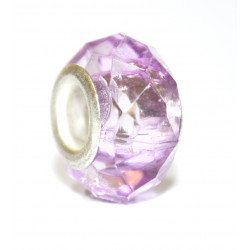 purple faceted bead