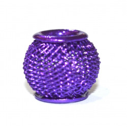 purple mesh bead
