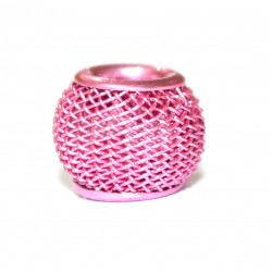 pink mesh bead