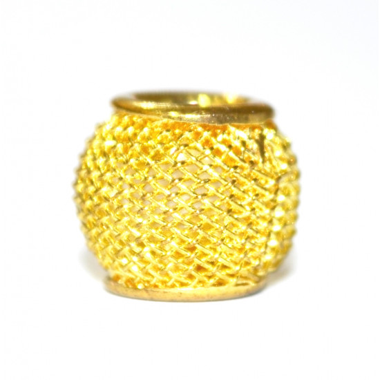 golden mesh bead