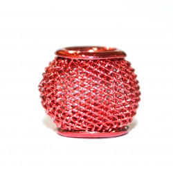 red mesh bead