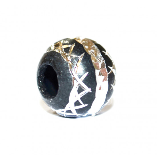black Aluminum pearler bead