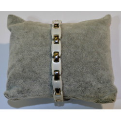 White ceramic bracelet ceram82