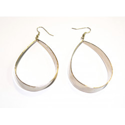 dangling hoop earrings
