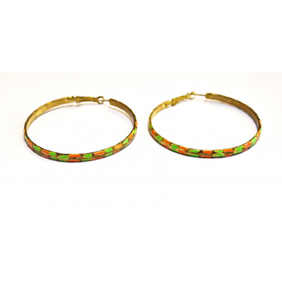 hoop earrings