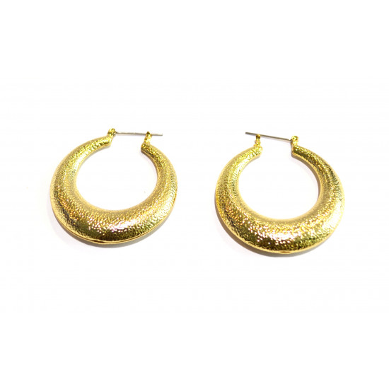 golden hoop earrings