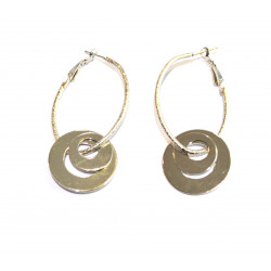 silver hoop earrings