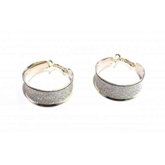 metal hoop earrings