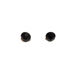 black rhinestone earrings