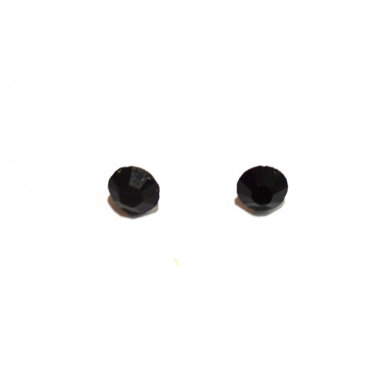 black rhinestone earrings
