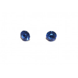 blue rhinestone earrings