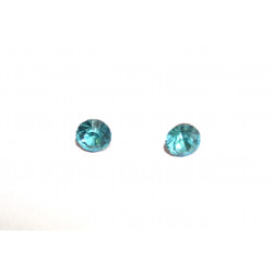 blue rhinestone earrings