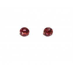 pink rhinestone earrings