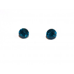 turquoise rhinestone earrings