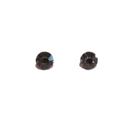 gray rhinestone earrings