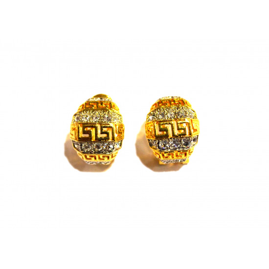 rhinestone hoop earrings