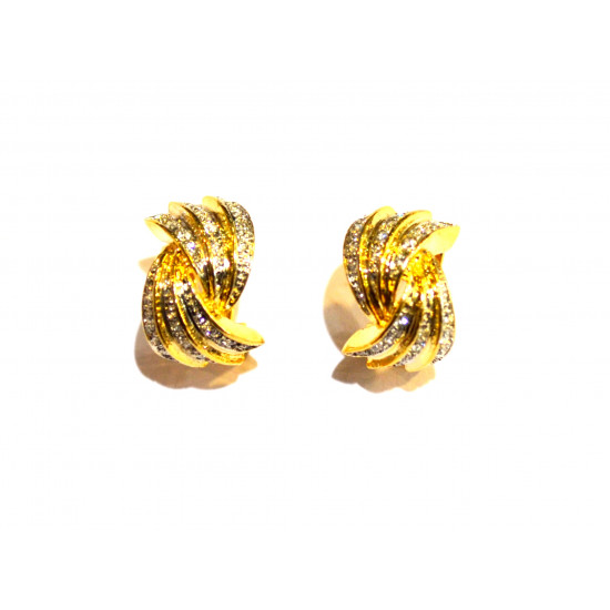 rhinestone hoop earrings