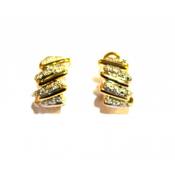 rhinestone hoop earrings